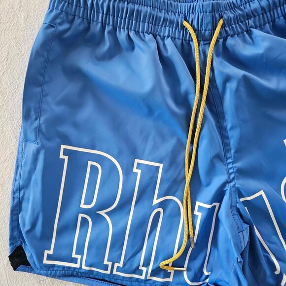Rhude Men's Blue Swim-briefs-shorts - Picture 1 of 8